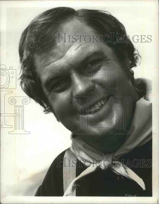 1972 Press Photo Football star Merlin Olsen - Cinema Center Films' western movie-Historic Images