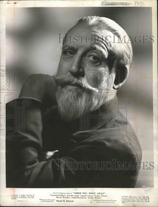 1945 Press Photo Monty Woolley, playhouse star "Since You Went Away" - mjb68848 - Historic Images