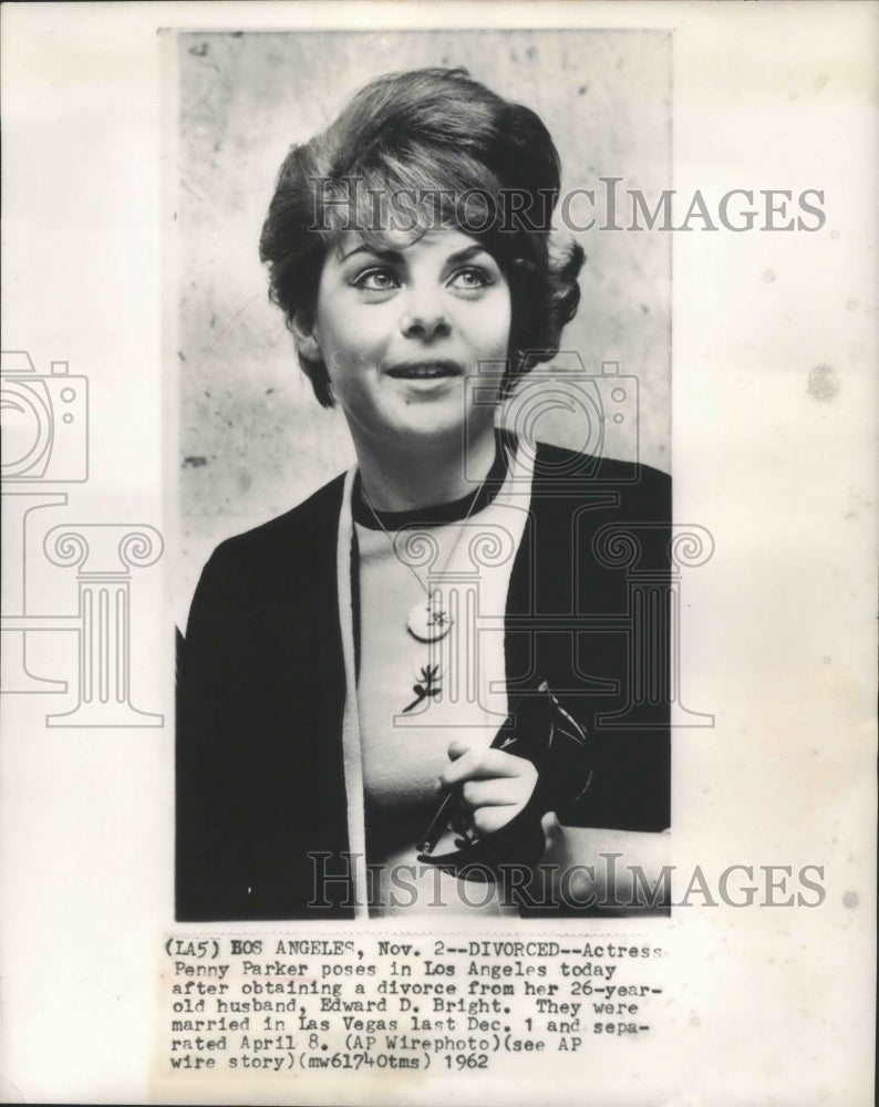1962 Actress Penny Parker-Historic Images