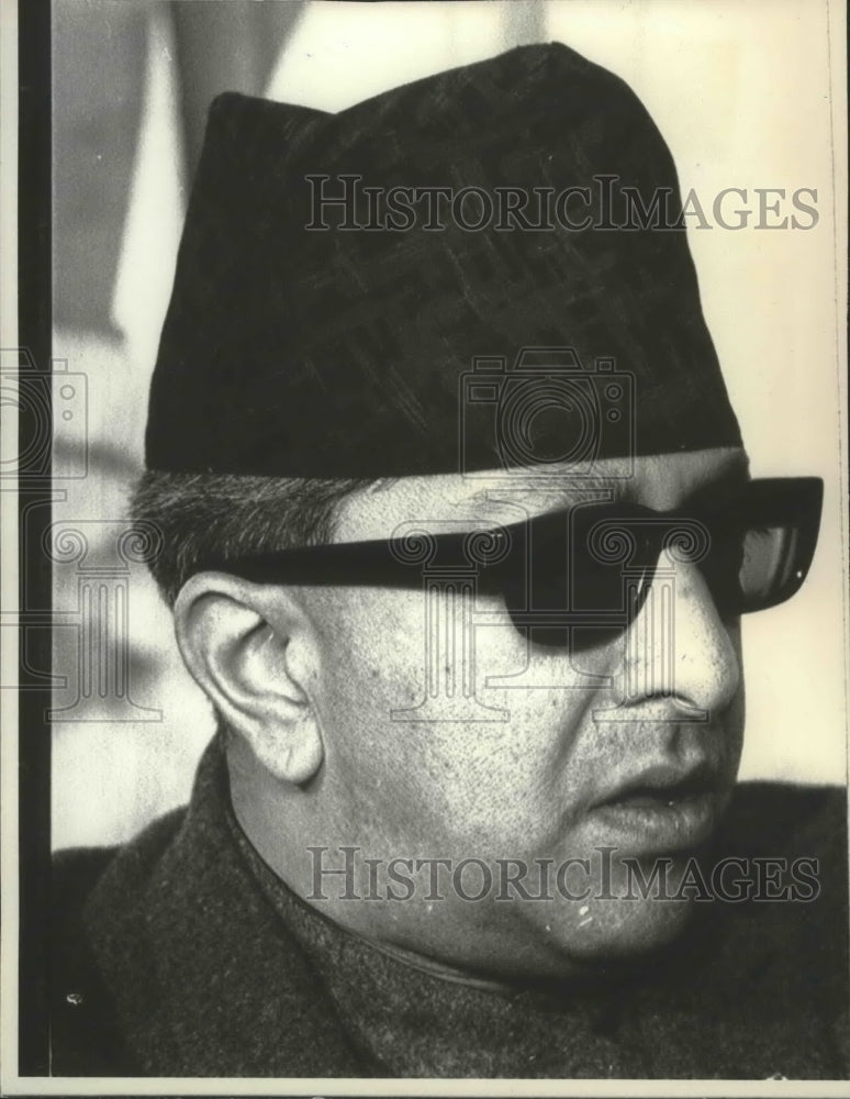 1972 Nepal, King R.F. Mahendra-Historic Images