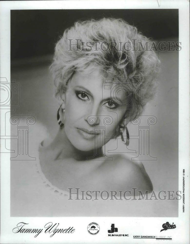 1985 Singer Tammy Wynette - Historic Images