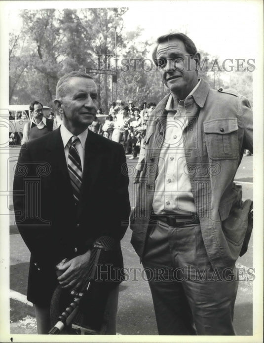1986 H. Ross Perot with Richard Crenna-Historic Images