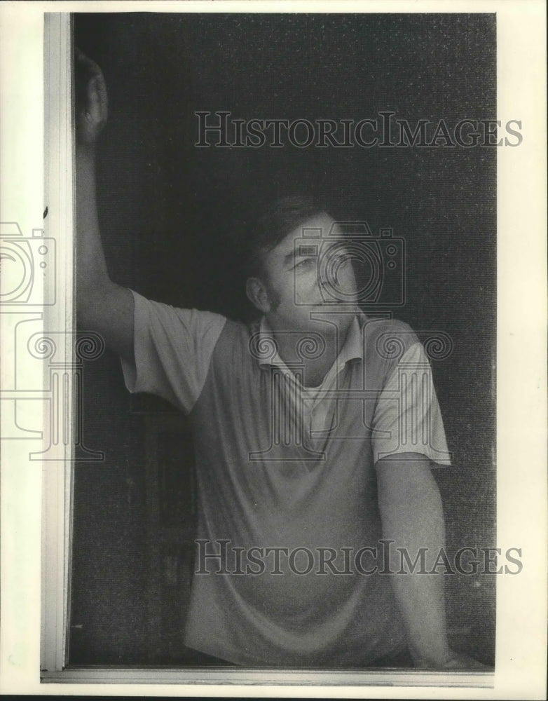 1986 Press Photo Paramedics insisted on taking Royce Verrier (pictured) to ER - Historic Images
