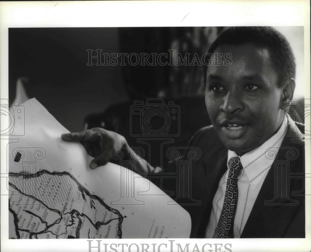 1994 Press Photo Justin Musonera of Rwanda - mjb70873 - Historic Images