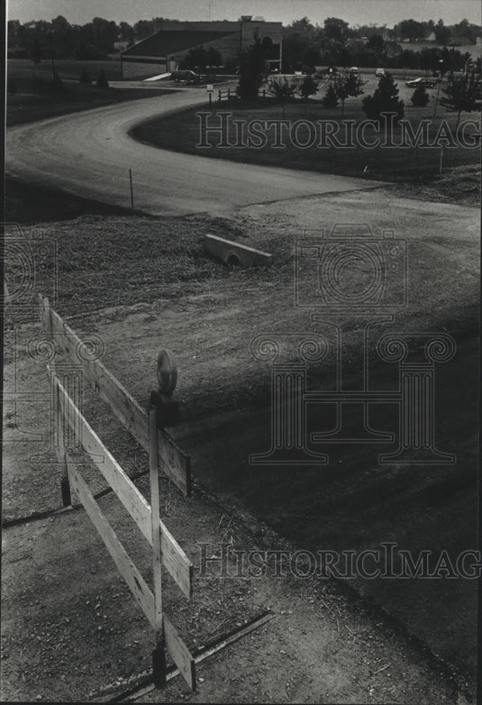 1990 Howard Avenue  in New Berlin Wisconsin newly paved near church-Historic Images