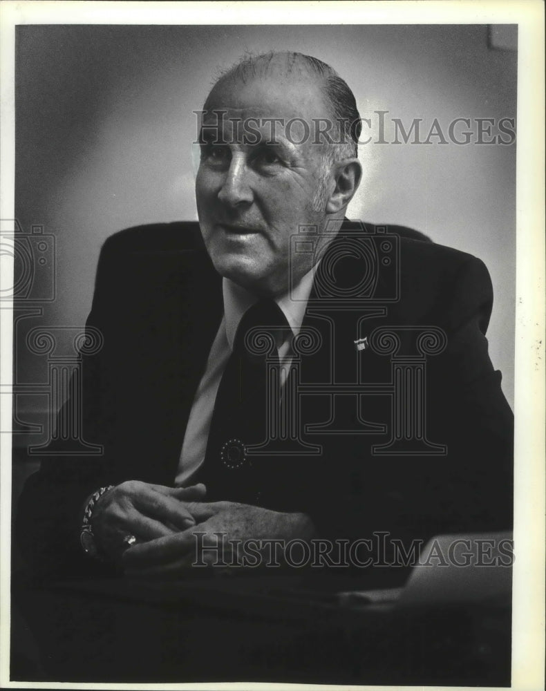 1981 Al Negratti, St. Norbert College, Wisconsin, athletic director - Historic Images