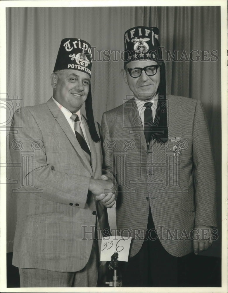 1968 Press Photo Chester A. Hogan, Imperial Potentate - mjb72124 - Historic Images