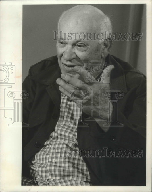 1968 Press Photo Eric Hoffer is the rough hewn oracle of the 20th century - Historic Images