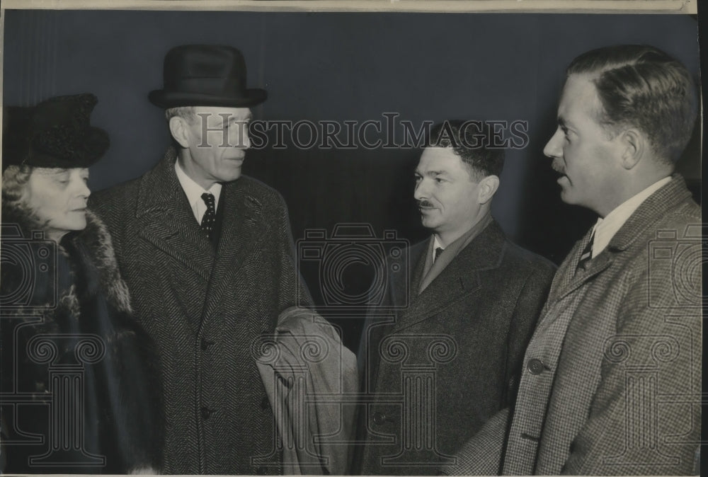 1944 Lord Halifax British ambassador to the US arrives in Milwaukee-Historic Images
