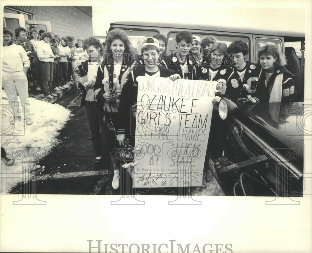 1986 Ozaukee High School girls basketball team, Wisconsin-Historic Images