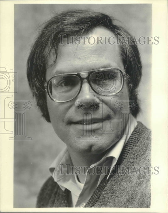 Press Photo Michael Mudrey, geologist Wisconsin Geological and Natural History - Historic Images
