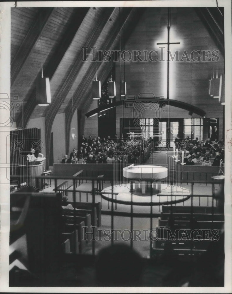 1987 Press Photo New addition to Mount Zion Lutheran church, Wauwatosa, Wisc - Historic Images