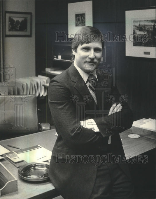 1985 Jeff Musche Mayor Maier's Chief administration Milwaukee - Historic Images