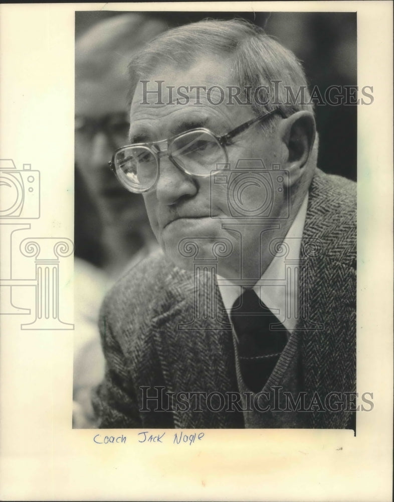 1986 Whitefish Bay High School Coach Jack Nagle - Historic Images
