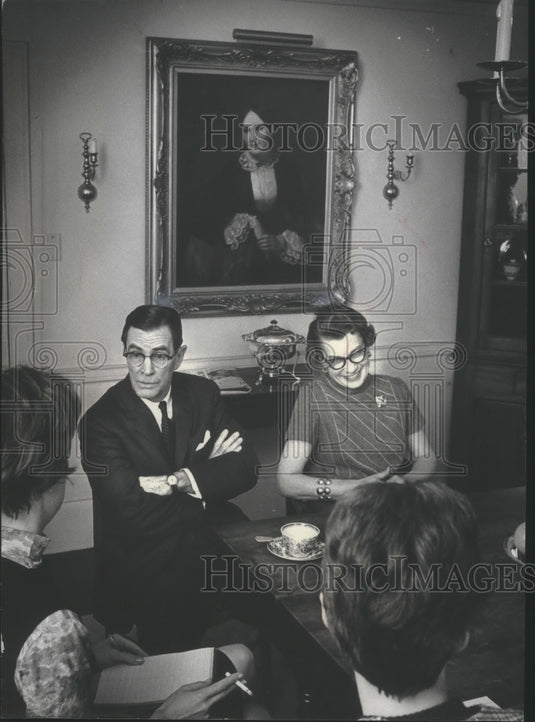 1967 Press Photo Mr. & Mrs. James Robb, parents of Captain Charles Robb - Historic Images