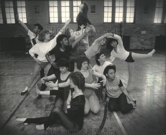 1986 Dancers in concert "Images" at Mount Mary College - Historic Images