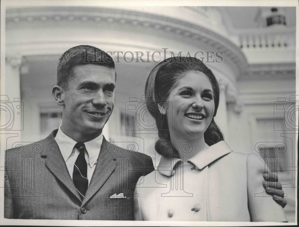 1967  Charles S. Robb with Lynda Johnson Robb-Historic Images