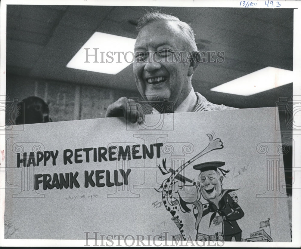 1978 Press Photo Francis Kelly retires, senior vice president of Journal Co., WI - Historic Images