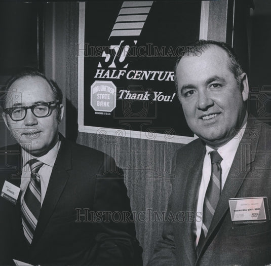 1970 Beryl Sprinkel & George Keller, Wauwatosa State Bank luncheon-Historic Images