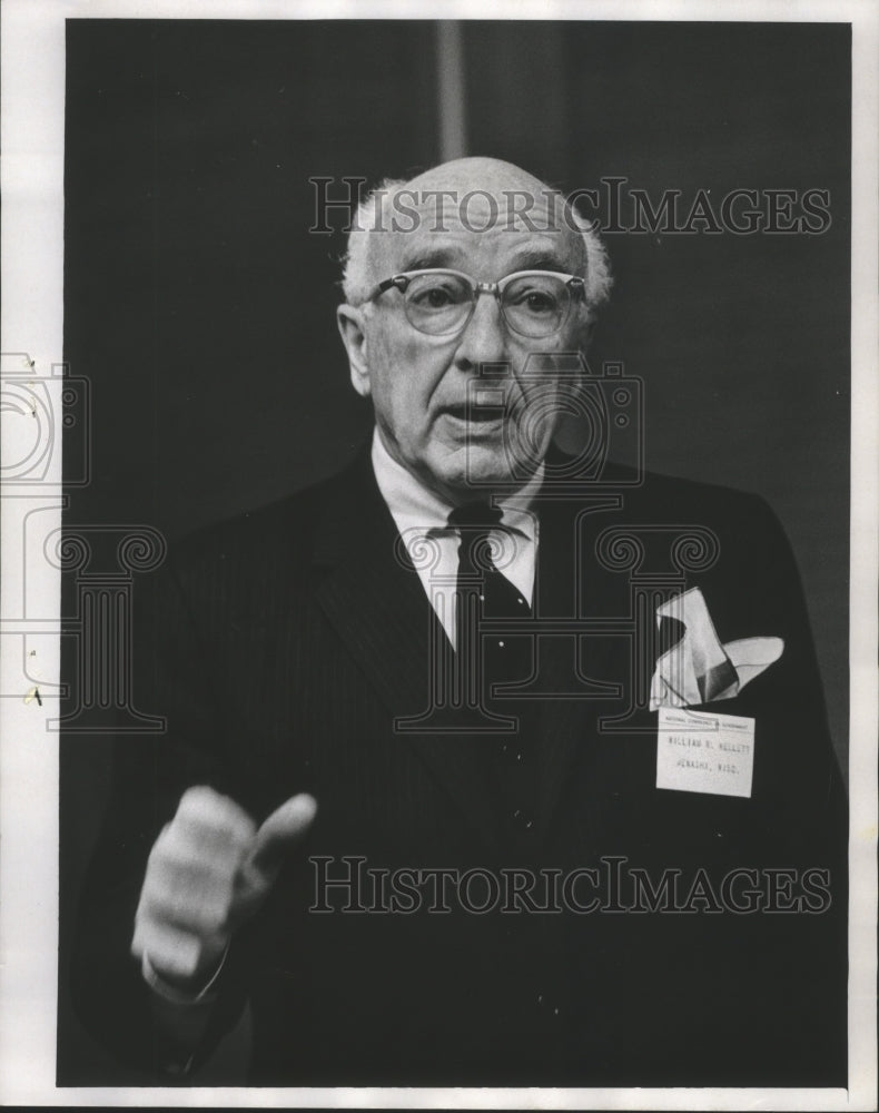1967 Press Photo William Kellett, Governor&#39;s Committee Improved Expenditures - Historic Images