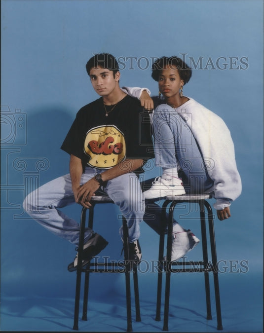 1993 Sahil Kedar, Lorraine Brown host "Teen Forum", Milwaukee - Historic Images