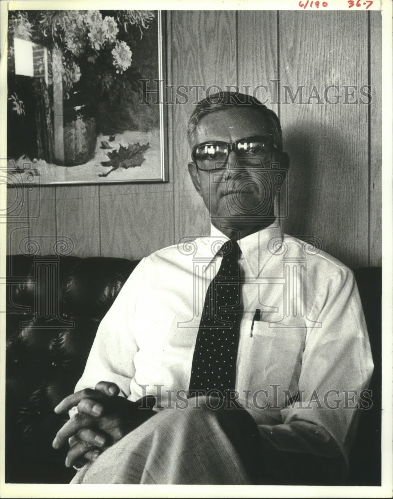 1981 Press Photo New England Printing President Edward Keane - mjb75765 - Historic Images