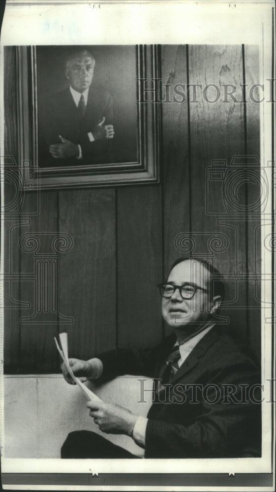 1973 Press Photo Terrance Keenan, vice president of Robert Wood Foundation-Historic Images