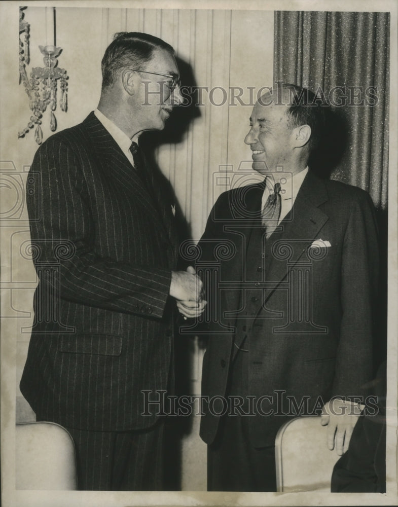 1954 Senator Estes Kefauver and Adlai Stevenson in Chicago-Historic Images
