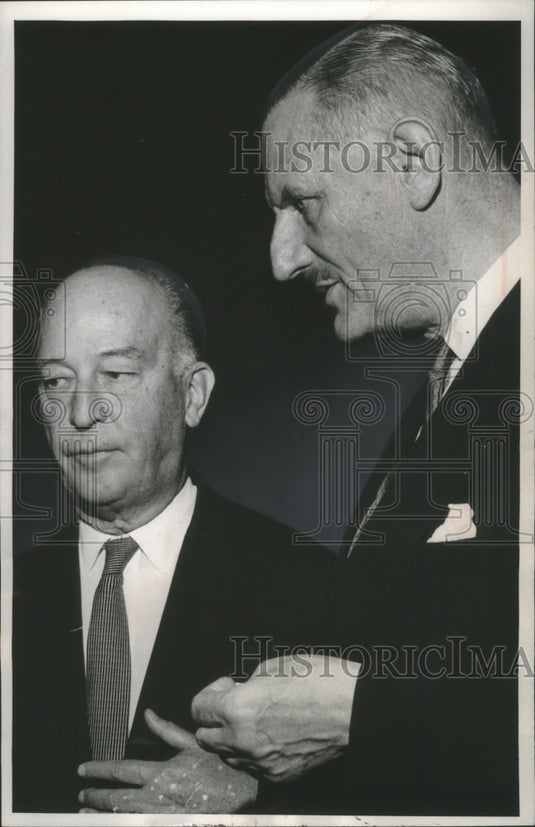 1964 Press Photo Frank Llyod Wright designed the home of H.F. Johnson - Historic Images