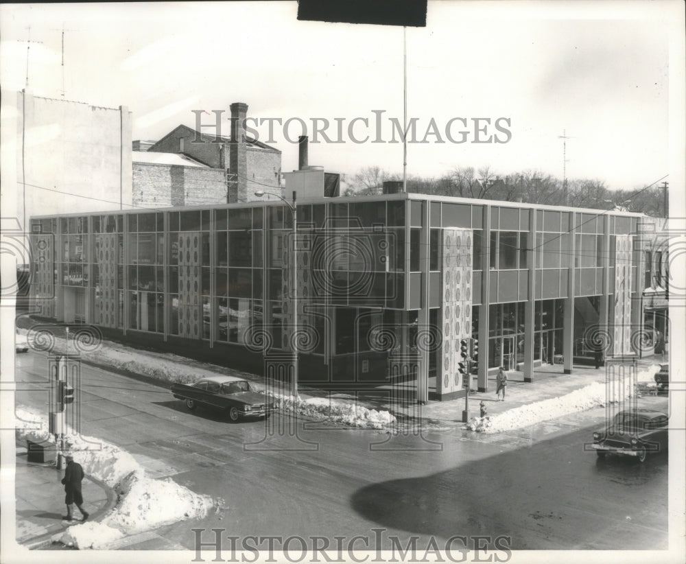 1961 Press Photo Rock County Bank in Janesville, Wisconsin - mjb76177 - Historic Images