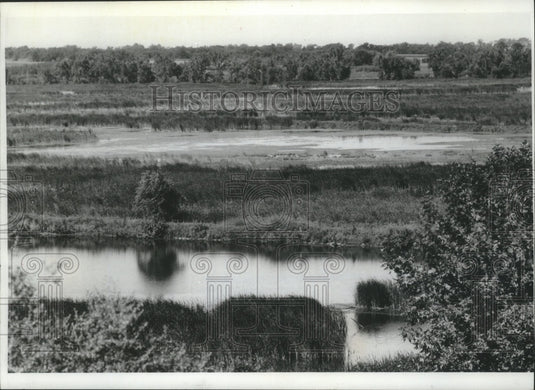 1977 Press Photo Horicon Marsh mud flats in Milwaukee - mjb76195 - Historic Images