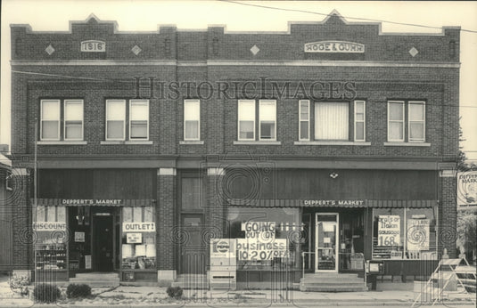 1983 The Hoge and Gumm building in Jackson, Wisconsin - Historic Images