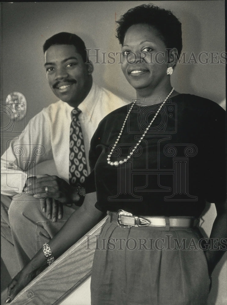 1991 Press Photo Florida Black Business Investment Board director Judy Jones - Historic Images