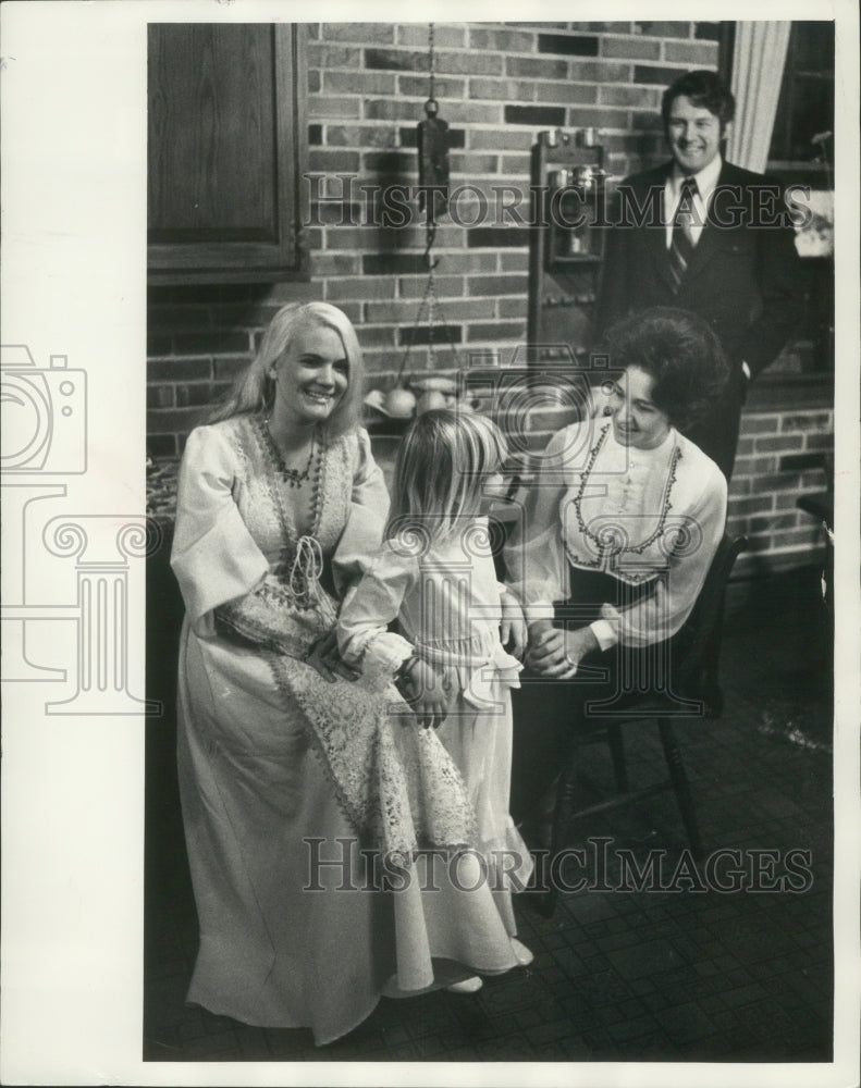 1972 Press Photo Kristen Johnson, 5, daughter of Atty Rod K. Johnston and wife - Historic Images