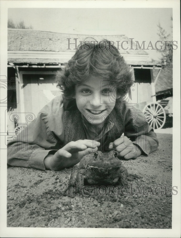 1965 Press Photo &quot;Notorious Jumping Frog of Calaveras County&quot; star Billy Jacoby - Historic Images