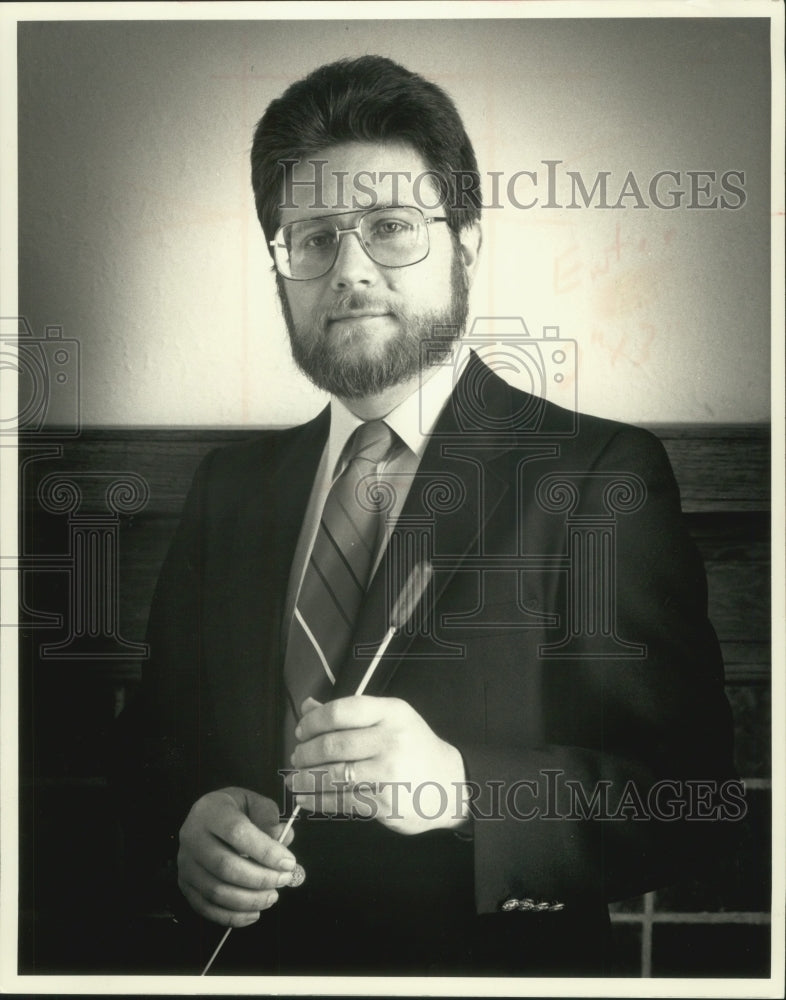 1991 Monte Perkins, Conductor, Milwaukee Civic Symphony, Wisconsin - Historic Images