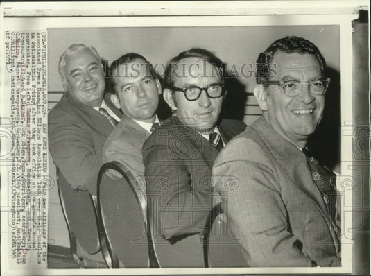 1971 Press Photo Officers of the Associated Press Managing Editors Association - Historic Images