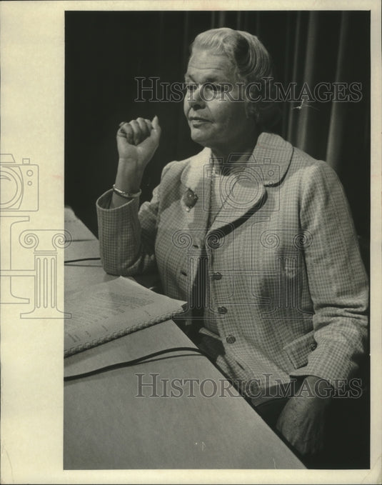 1973 Press Photo Rose Blythe Kemp National President American Women in Radio/TV - Historic Images