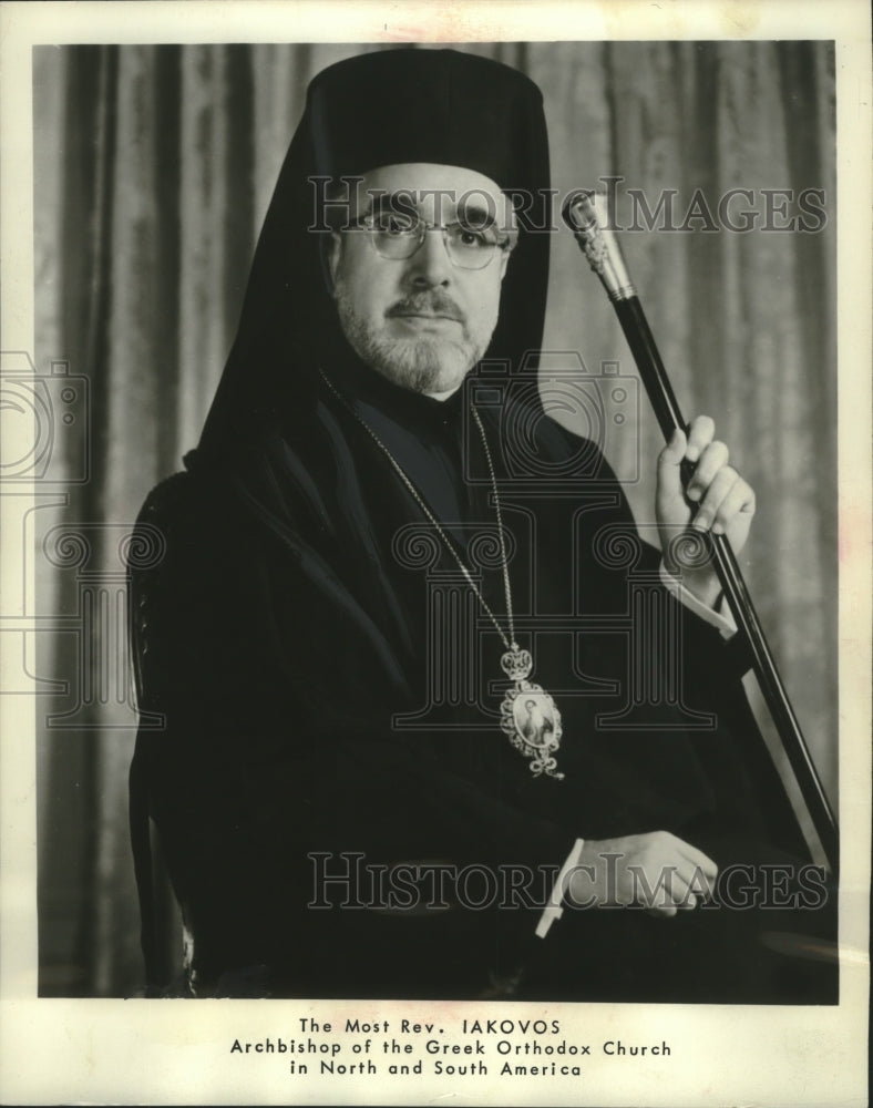 1964 Press Photo Archbishop Iakovos - mjb78075- Historic Images