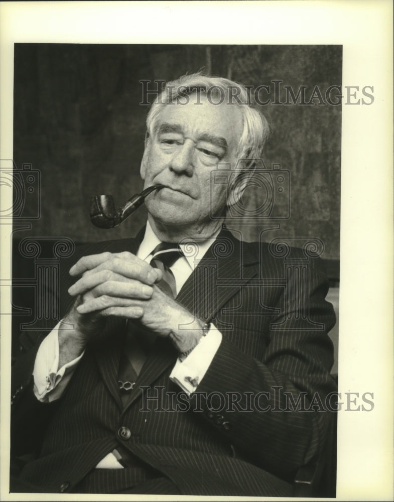 1981 Ernest B. Heuter, president, National Legal Center - Historic Images