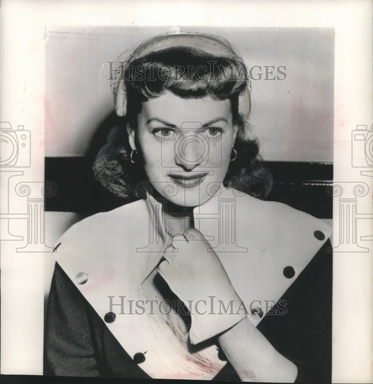 1952 Press Photo Maureen O'Hara Irish born movie actress - mjb78468-Historic Images