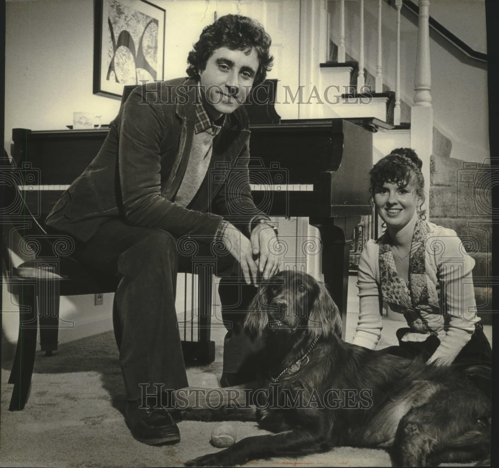 1981 Press Photo Marsha &amp; Paul Polivnick, a conductor of Milwaukee symphony - Historic Images