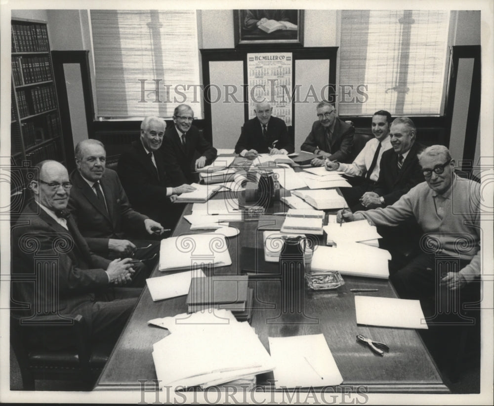 1970 Press Photo Wisconsin Board of Circuit Judges meet in Kenosha, Wisconsin - Historic Images