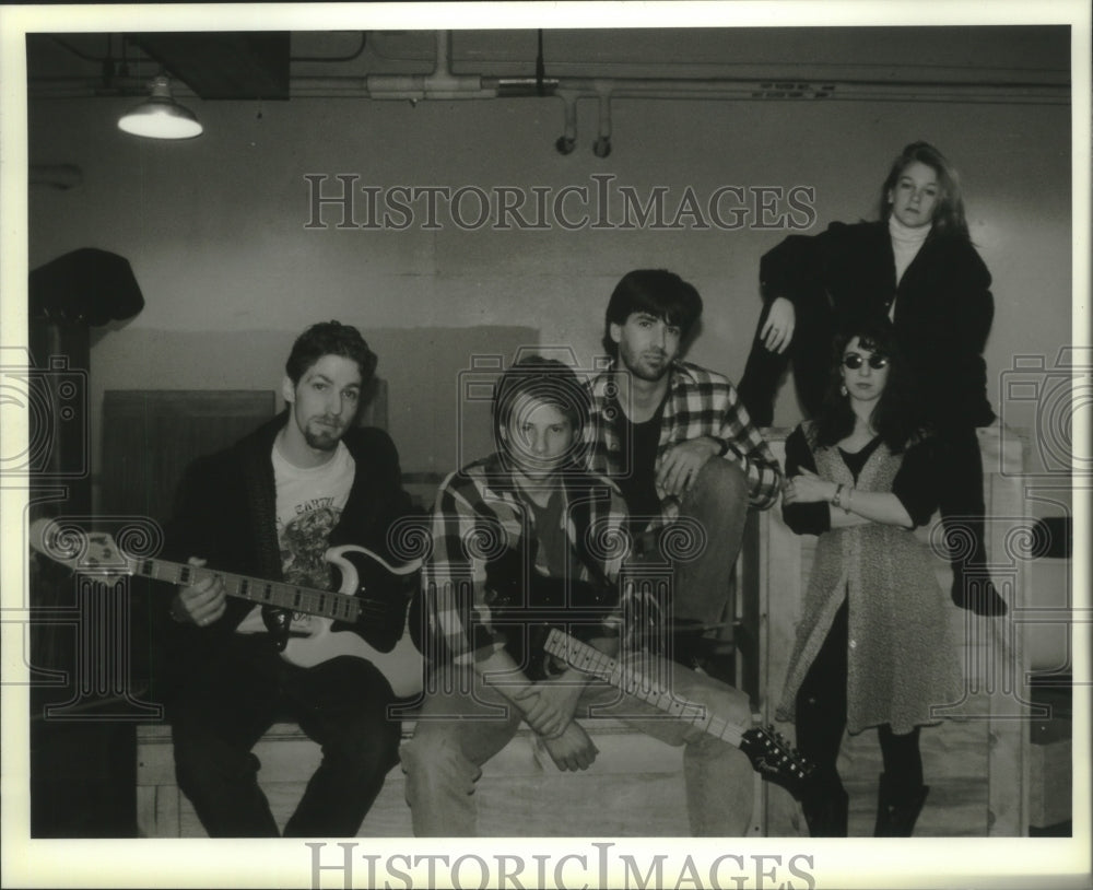 1995 Members of Garage band in &quot;Rock &#39;n&#39; Roll Shakespeare.&quot; - Historic Images
