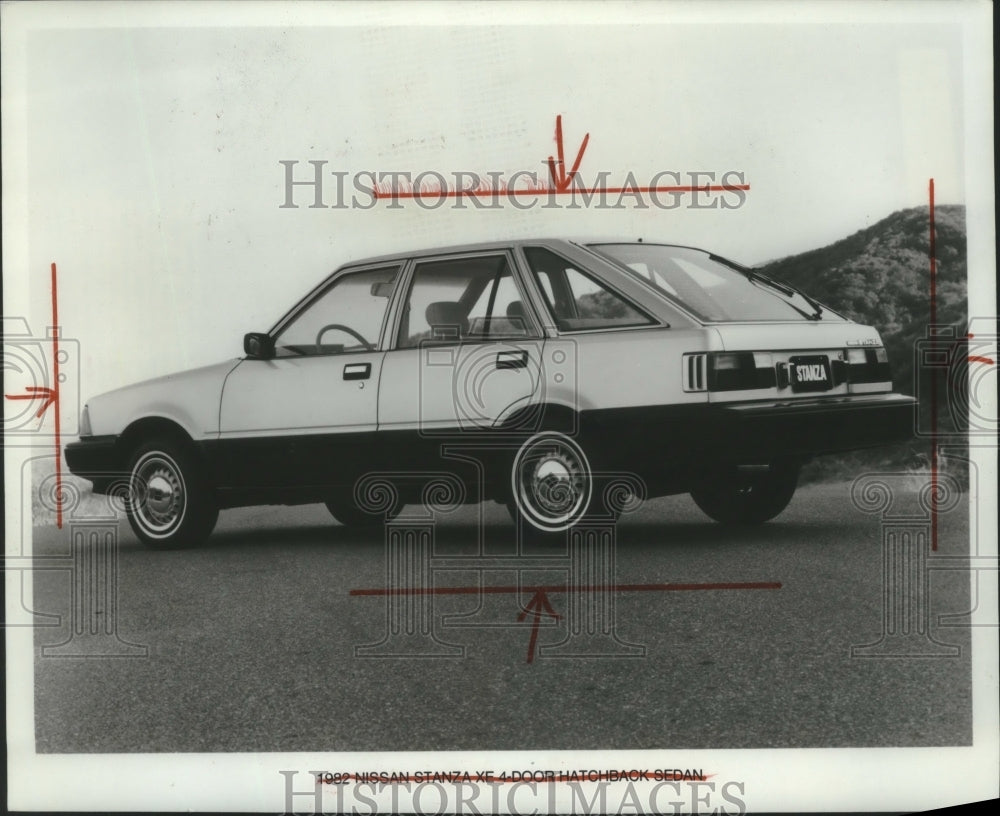 1982 Nissan Stanza XE 4-door hatchback sedan-Historic Images