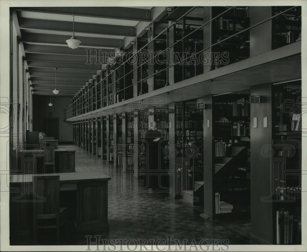 1949 the library at St. Jerome monastery outside of Rome-Historic Images