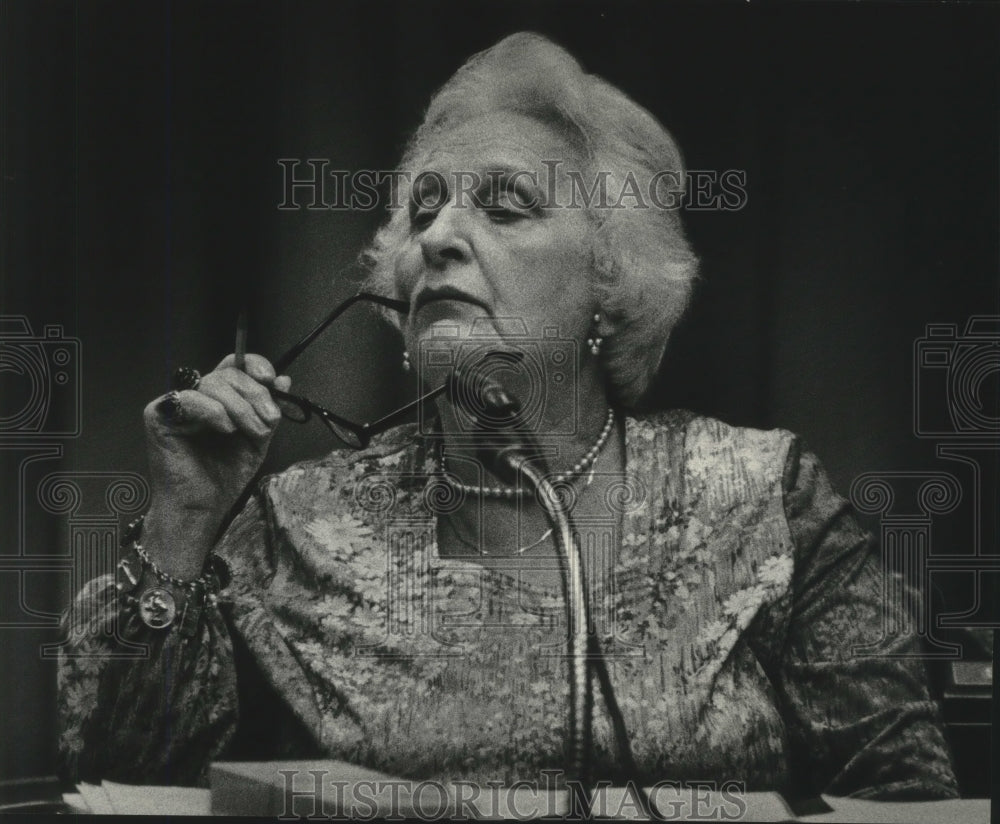 1979 Press Photo Evelyn Pfeiffer, Milwaukee School Board, Retiring - mjb80739 - Historic Images