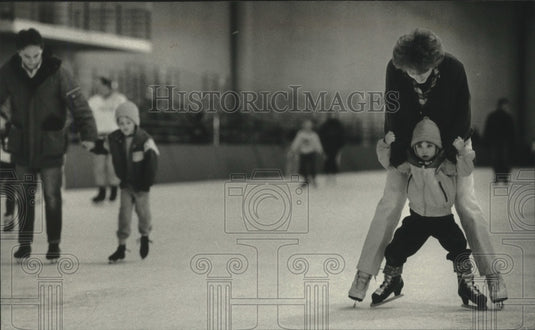 1993 Lauren James and Kathy Gardner at Pettit National Ice Center-Historic Images