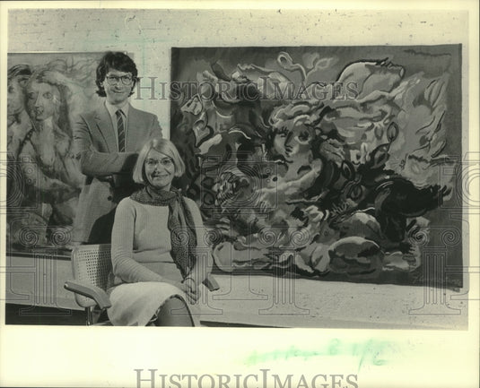1983 Press Photo Darius Prince operates Art studios in Paris & Island of Corsica - Historic Images