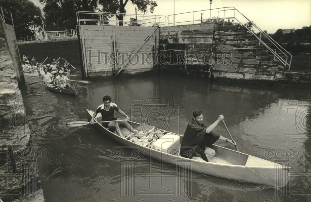 1980 Thomas Petri, Ninth Fox River Canoe Expedition, Wisconsin-Historic Images